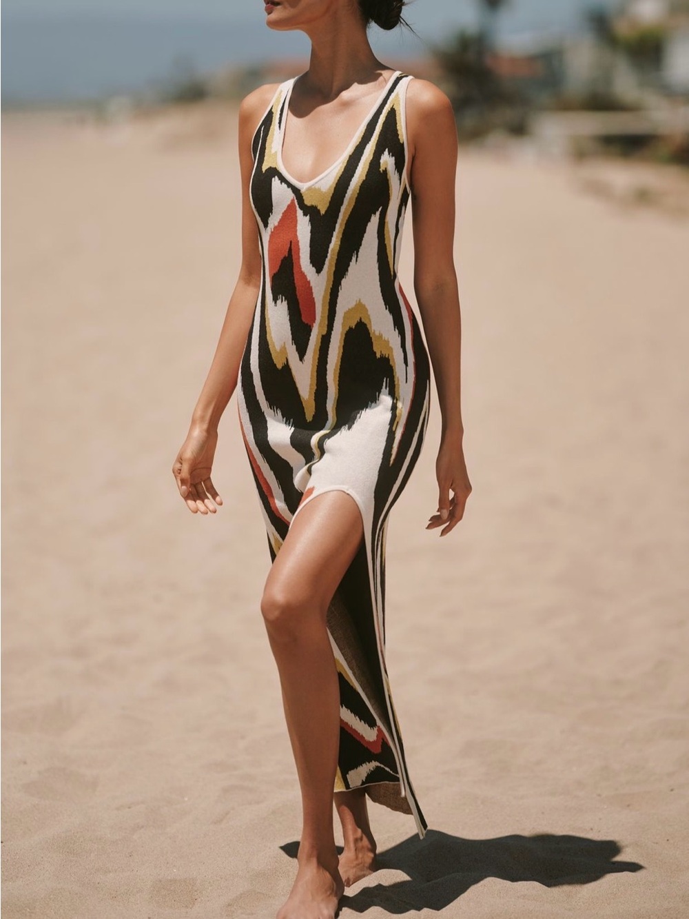 Anthropologie Celandine Sleeveless Sweater Midi Dress